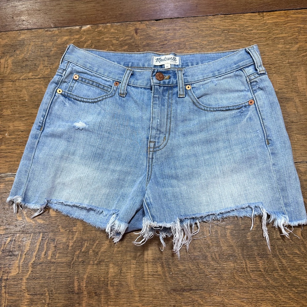 Madewell‎ women’s Jean shorts sz 25 raw hem cut offs
